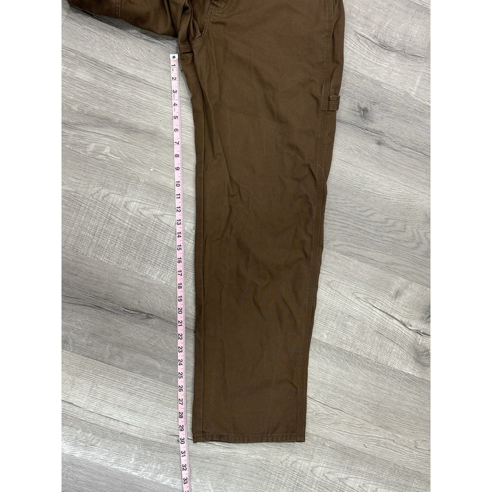 Dickies Carpenter Jeans Relaxed Fit 32x30 Straight Brown Utility NWOT - Picture 7 of 11